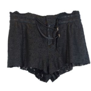 Helmut Lang Leather Shorts Size 2